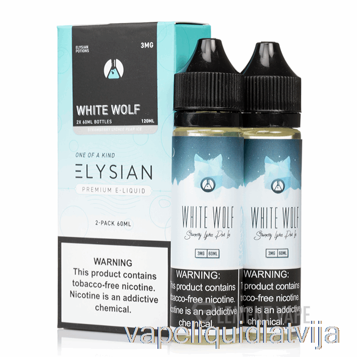 White Wolf - Elysian Labs - 120ml 0mg Vape šķidrums